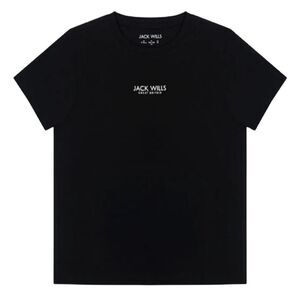 Jack Wills Childrens/Kids Core T-Shirt / Black